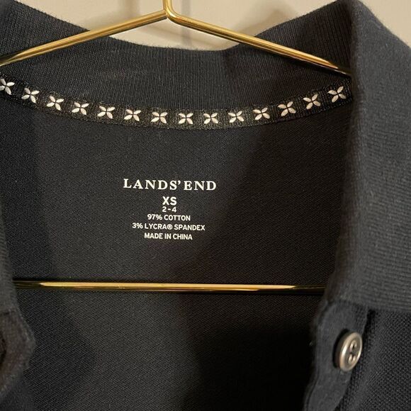 Lands' End Navy Polo T-Shirt Dress | SZ S - Picture 4 of 6